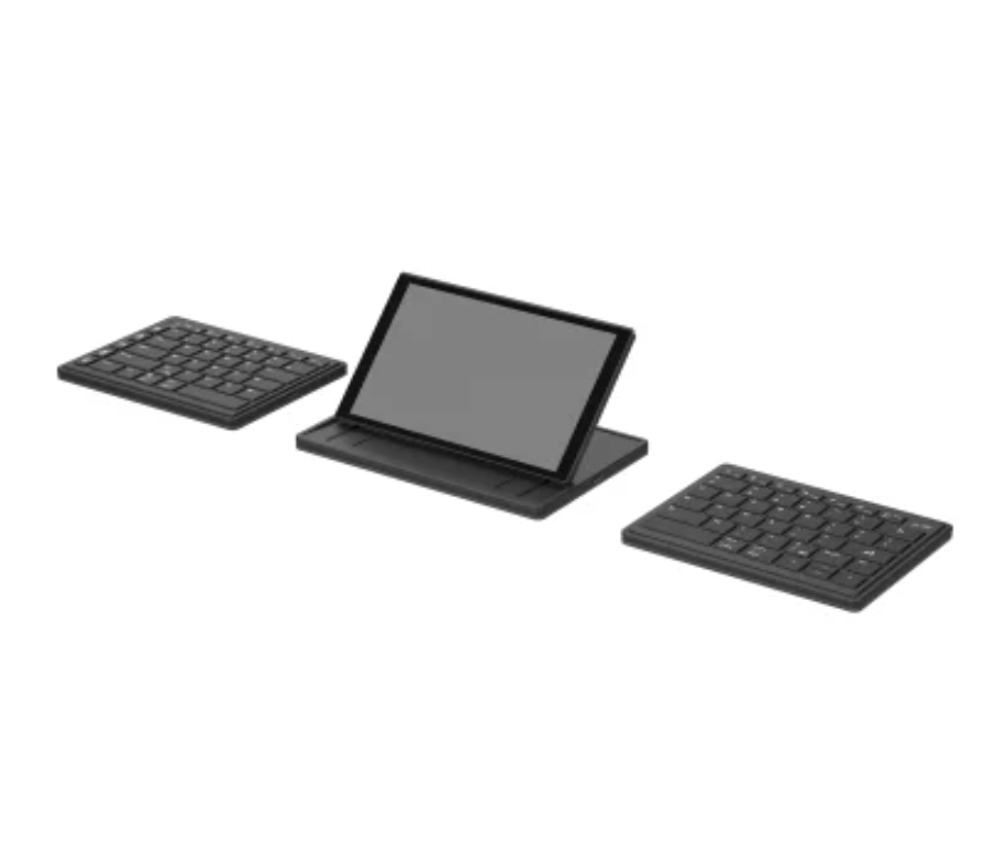 Mobile Pixels Tetra Split Keyboard with Touch Screen