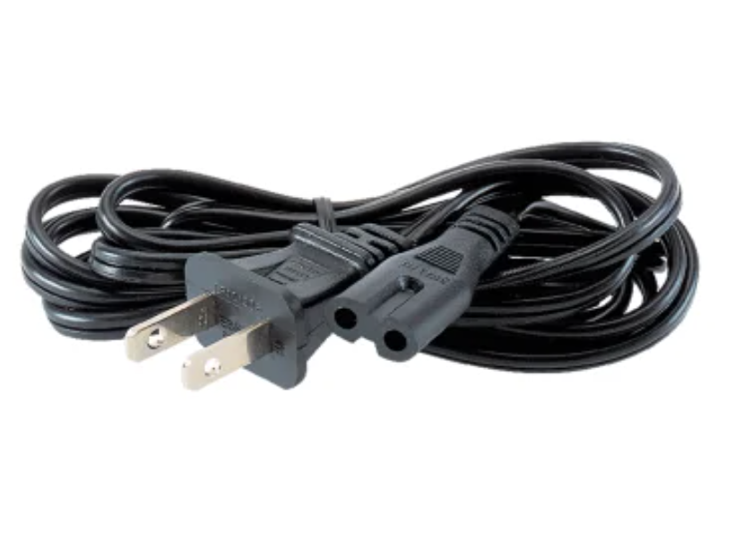 RCA Universal 2-Prong Replacement Power Cord, 6 Ft.