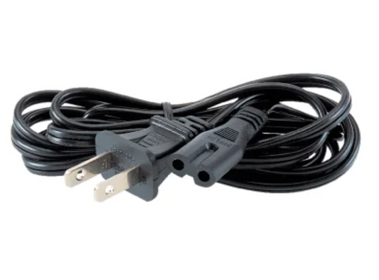 RCA Universal 2-Prong Replacement Power Cord, 6 Ft.
