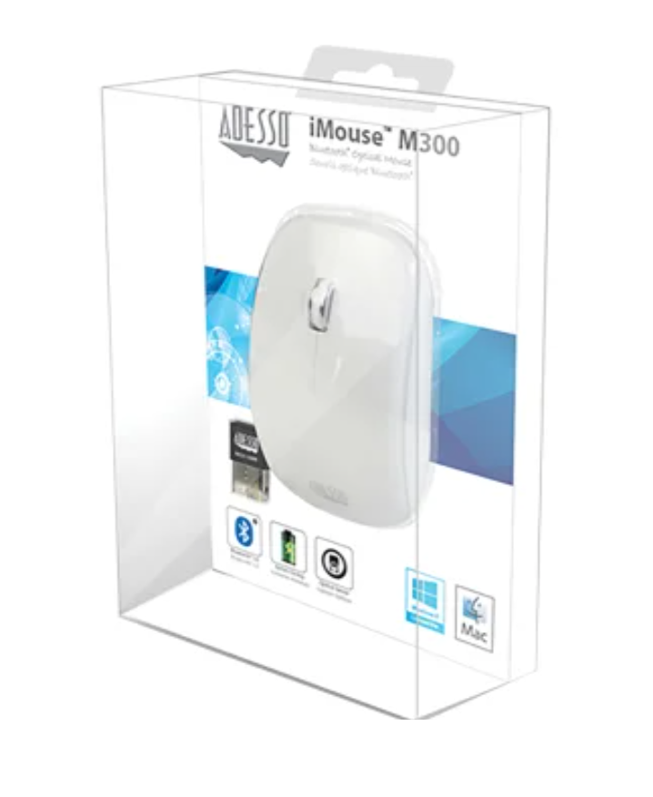 Adesso® iMouse® M300W Bluetooth® Wireless Optical Mouse for PC/Mac®